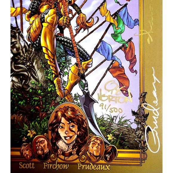 More Than Mortal Truths & Legends #1 SIGNED LIMITED /500 Storybook Variant COA - Picture 4 of 9